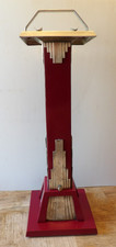 Rare 1900s Antique Ashenier August Goertz Newark NJ Art Deco Cigar Ashtray Stand picture