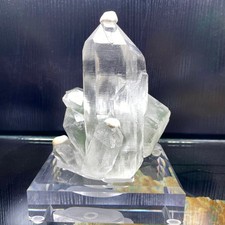 2.7LB A+Natural Himalaya Clear Quartz Cluster Crystal Mineral Specimen+Stand picture