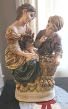 Stunning AZZOLIN Brothers Figurine 1965 Importers Ltd. 26.5 In Tall ,15 In Wide picture