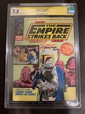 STAR WARS EMPIRE STRIKES BACK WEEKLY #129 CGC SS 7.5 1st Appearance Boba Fett UK picture