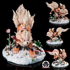 Moon Shadow Japanese Anime Arcanine Growlithe Resin Painted Model Statue picture