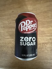 *EXTREMELY RARE* *UNOPENED* Half Empty Half Full Dr Pepper Zero picture