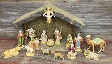 1992 Fontanini Heirloom Nativity Set 16 Figures & Stable picture