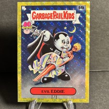 2025 Garbage Pail Kids 40th Anniversary 1st Series Evil Eddie Foilfractor 1/1 picture