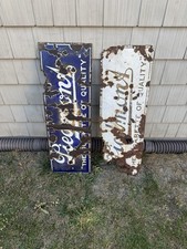 Rare Original Piedmont Tobacco Cigarette Porcelain Signs Both Variations Scarce picture