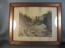 WH William Henry Jackson Mammoth Albumen Photo Canon of the Rio Las Animas D&RG picture