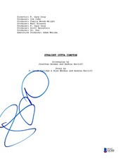JASON MITCHELL SIGNED STRAIGHT OUTTA COMPTON SCRIPT BECKETT BAS AUTOGRAPH AUTO picture