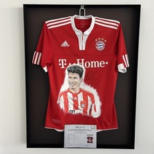Bayern München Red Mario Gomez Signed Hand-Painted Jersey, Original picture