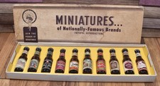 Vintage Bill's Parade of Miniatures Beer Bottles Set of 10 in Original Box Hamms picture
