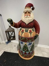 Jumbo Jim Shore Santa Claus, Signed Autographed. Huge Large picture
