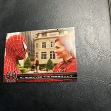 Cqq Marvel Spider-Man The Movie 2002 Topps #57 Kristen Dunst Tobey Maguire picture
