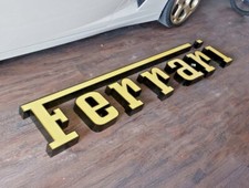 RARE 2000’s FERRARI ILLUMINATED DEALERSHIP SHOWROOM GARAGE SIGN picture