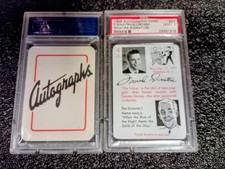 1945 Leister Autograph Game Frank Sinatra Bing Crosby RC Set #A4-4A PSA 9 Mint picture