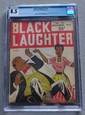 Black Laughter #1 CGC 8.5 1972 Comic Book Very Rare HTF picture
