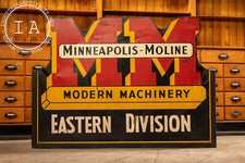 Vintage Minneapolis-Moline - Eastern Division Tin Litho Sign picture
