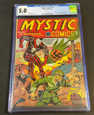 1941 Timely MYSTIC COMICS #6 CGC 5.0 OW FIRST APPEARANCE OF THE DESTROYER RARE picture
