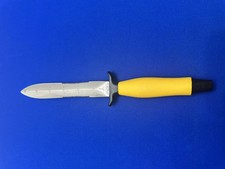 Rare Vintage Vietnam Era 1972 Gerber Mark II Dive Knife~ Yellow Armorhide Handle picture