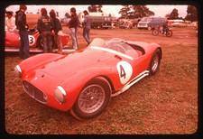 sl26 Original slide 1976 car race infield Maserati A6GCS 975a picture