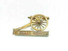 1903-1913 U.S. ARTILLERY - First Class Gunner BADGE - I.D. On Back picture