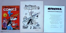 Original Cover Art Plus Comic + COA: Dan O'Neill's Comics and Stories #1, 1971 picture