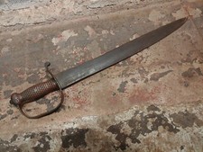 Confederate Naval Cutlass -Original 1861 US Civil War Short Sword-Rare  picture