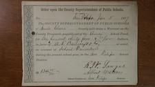 1877 San Filipe Santa Clara CA A.L Bancroft School Furniture Wells Fargo Express picture