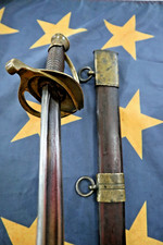 CIVIL WAR CONFEDERATE TILTON GEORGIA FOOT OFFICER SWORD OPEN GUARD 1 OF 5 KNOWN picture