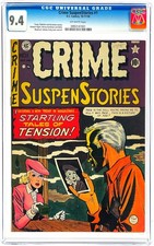 Crime SuspenStories #1 CGC 9.4 (1950 EC Comics) Pre Code Horror First Issue WOW picture