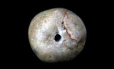 Rarest Gandhara Empire Ancient Agate Bead 16mm - Historical Artifact #A115 picture