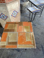 Old Antique Tile D&M Table 16x16 Catalina Malibu Batchelder Era picture