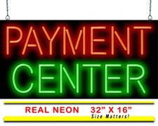 Payment Center Neon Sign | Jantec | 32