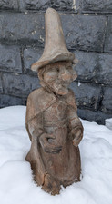 😍 Antique 🌌 Halloween Wood Witch  🧹 Roadside Souvenir 🌌 Salem MA 💀 20