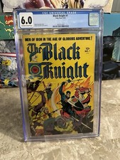 Black Knight #1 CGC 6.0 OWTW Pages (1953 Toby Press) picture