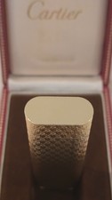 Rare Italian Goldsmith Vintage Cartier Les Must 18k Solid Gold Lighter With Box picture