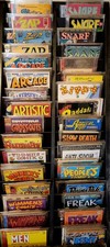 Underground Comix Collection In Display Rack With R.Crumb Metal Sign. 105 Books picture