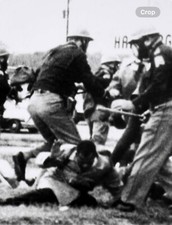 1965 Selma Pettus Bridge Bloody Sunday Photo Taken Moment John Lewis Was Beaten picture