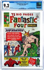 Fantastic Four Annual #1 CGC 9.2 WP 1963 Marvel Comics Spider-man Appearance 5th picture