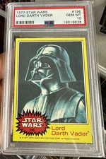 1977 Topps Star Wars Darth Vader RC #196 PSA 10 picture