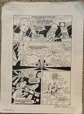 COMICO ROBOTECH THE MACROSS SAGA #24 PG 7 ORIGINAL HOWARD BENDER COMIC ART picture