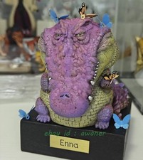 Yazhique Glaring Marathon Pink Crocodile Animal Model Limited Collectible 袁少锋 picture