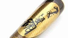 #53 AGJ Original Maki-e Fountain pen Coin 