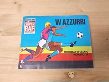 Footballer Figurine Album W AZZURRI Ed. 1974 Super Raf World Cup Monaco COMPLETE picture