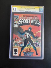 Secret Wars #8 Signed by Stan Lee 1st Black Costume CGC 9.6 NM picture
