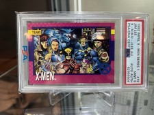 1992 Impel X-Men Jim Lee BLUE TEAM Auto Autograph #2 PSA Authentic 1/1 Pop Count picture