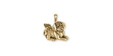 Puggle Angel Jewelry 14k Gold Handmade Puggle Pendant  PGL31X-APG picture