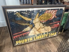 Incredible Large Victory War Bond Loan World War 1 Poster Victory Restoration Pr picture