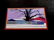 1 VTG Eyvind Earle Irene Dash Xmas Greeting Card