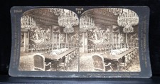 Antique Stereoview Kings Council Chamber Royal Palace Stockholm Sweden 1902 picture
