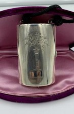 Art Deco Sterling Silver Minaudiere Compact Purse Aide Memoire C1910 Flower Vase picture