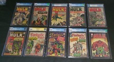 Incredible Hulk #1, 2, 3, 4, 5, 6 1962 Fantastic Four 12, 25, 26 Hulk 1  CGC 9.8 picture